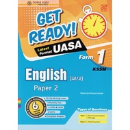BUKU LATIHAN : GET READY! FORMAT TERKINI UASA ENGLISH PAPER 2 ( 12/2 ) FORM 1 KSSM
