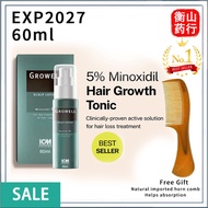 Growell (topical minoxidil) 5% Scalp Lotion| Exp: Feb-2027