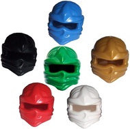 LEGO 6 NINJAGO Minifigure Hoods/Ninja Head WRAP Masks - Gold and Green for Lloyd GARMADON, RED Kai,
