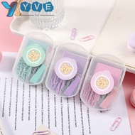 YVE Stapler Set Office Stationery Morandi Color Mini Binding Tools