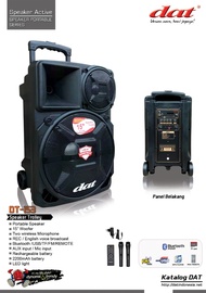 Speaker Portable 15 Inch DAT DT 153 Original