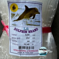 050MM X 152MM (6") X 60MD X 91.4MTR Pukat Jaring Ikan/ Mata Lintang / Warna Putih / Isi Kosong / KKF
