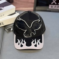 Nón kết mũ lưỡi trai kaki phối lưới thêu con vật đại bàng thêu cool ngầu