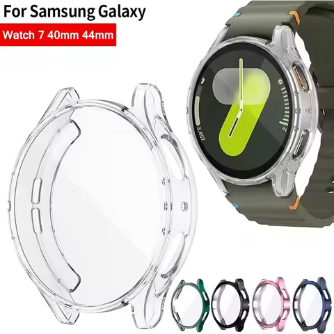 Soft TPU Screen Protector For Samsung Galaxy Watch 7 44/40mm For Galaxy Watch 7 Silicone Full Protec