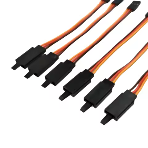 10pcs 10/15/20/30/50/100cm RC Servo Extension Lead Wire for JR Futaba Rc Drone Car Boat Helicopter A