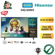 2025 NEW Hisense Smart TV 43 / 32 Inch Television Smart TV Murah 43" /32" LED TV Digital Mytv 电视机 43