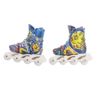 YYS 1 Pair Mini Finger Shoes Cool Mini Skate Shoes Mini Finger Roller Skates