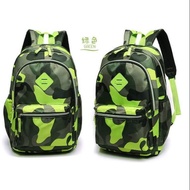 Camo green backpack