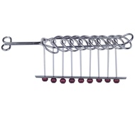 9 Linked Rings Metal Puzzle - Adult Hard Puzzle - Brain Teasers Mind Game for Adults and Kids - Clas