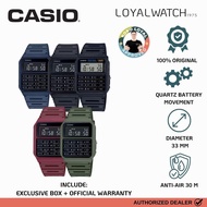 Casio Data Bank Digital Calculator Unisex Watch CA-53W Rubber Original Official Warranty
