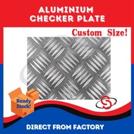 SCM Aluminium Cherker Plate Chequered Sheet Aluminium Diamond Tread Plate Alu Papan Bunga 压花板 DIY Cu