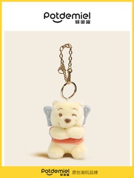 Disney Potdemiel Honey Pot Bear Winnie Plush Doll Accessories Bag Pendant Key Bear Bear Plush Toys P