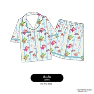 [NEW] ชุดนอน Pajara Pajamas (Neo Lite) SC-THU-0053 / 0032 ลายชินจังเนื้อผ้าไหมอิตาลี แบรนด์ PAJARA