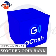 WOODEN COIN BANK SMALL -  DIRECT SUPPLIER [ GCASH ] CRISJHEL.PH