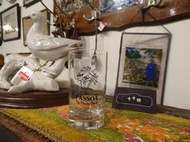 【卡卡頌 歐洲跳蚤市場/歐洲古董】歐洲老件_椰子樹 logo 玻璃杯 g0034