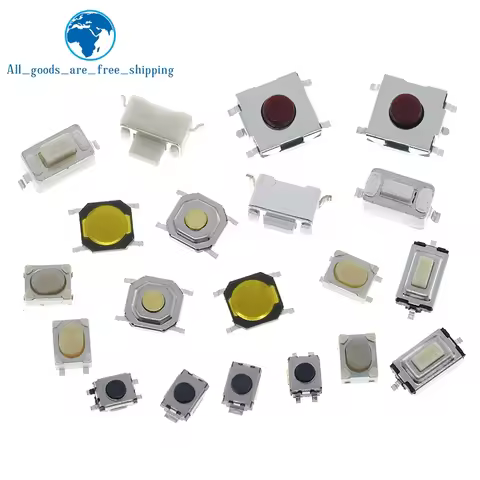 10PCS 3*6 3*4 4*4 SMD Tactile Tact Push Button Switch 2Pin 4Pin Touch Micro Switch 3x4x2 3x6x4.3 3x6