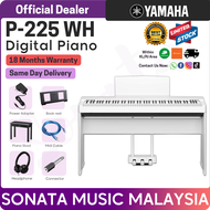Yamaha P225 White 88 Keys Digital Piano Package C ( P-225 / P 225 / p225 / p225wh )