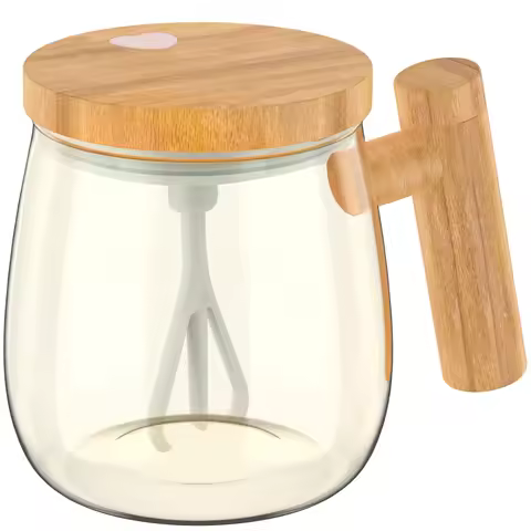 Self Stirring Coffee Cup 400ml Electric Stirring Mug Self Mixing Mug Glass Waterproof Automatic Elec
