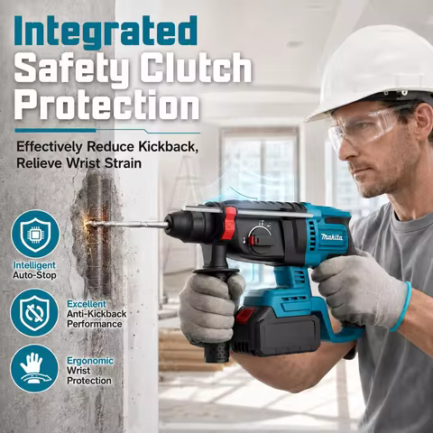 Makita DHR242 18V LXT® Li-ion Brushless Cordless Professional 2-Mode Heavy Duty Rotary Hammer Drill 