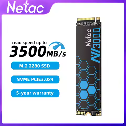 Netac NV3000 SSD M2 NVMe 3500MB/s PCIe 3.0 HD 250GB 500GB 1TB 2TB M.2 Hard Disk Internal Solid State