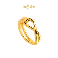 MASDORA 999 Gold Ring Rings Cincin Emas ~ Golden Splice Knot (EMAS 999/24K)