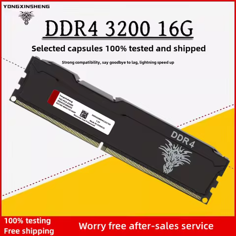 DDR3 DDR4 4GB 8GB 16GB 1600 1866 2400 2666MHZ 3200MHZ PC3-12800 PC4-21300 PC4-25600 DIMM Non-ECC LPX