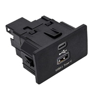 1 PCS Dual USB Interface Module Upgrade Type C+USB Interface Parts Accessories For Ford Lincoln SYNC