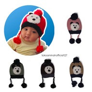 Newborn baby beanie / Cute panda baby beanie /