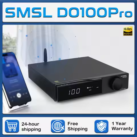 SMSL DO100 Pro Hi-Res MQA DAC Bluetooth5.1 DAC Dual ES9039Q2M Decoder Bluetooth5.1 LDAC 24bit/96kHz 