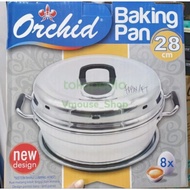 ORCHID BAKING PAN 28CM 8 EGGS - ORCHID BAKING PAN 8 EGGS - ORCHID BAKING PAN 28CM - BAKING PAN - BAK