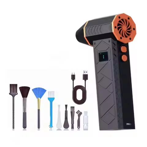 A96E-Powerful Turbo Blower Fan High-Speed 130000 RPM 4 Adjustable Speed Air Duster Kit For Car Compu