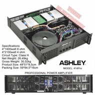 Power Ashley 414 Pro Original Power Amplifier 4 Channel Class H