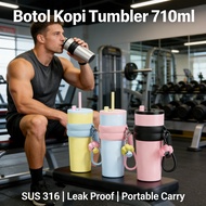 Botol Minum Kopi Tumbler Tumbler Free Gantungan SUS 316 Tumbler Viral Termos