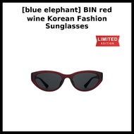 [blue elephant] BIN red wine Korean Fashion Sunglasses / Korean Fashion Sunglasses / Cat-Eye Frame b