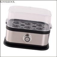 KOOK Eggs Cooker 200W Stainless Steel Automatic Soft Medium Hard Boiling for 6 Eggs