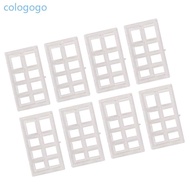 COLO 8pack Transparent Curtain Spacer Block Blinds and Shades Spacer Block Bracket Smooth Operations