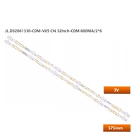 2pcs/set led backlight strip for ZG.NH.3200601Z01 2X6 CN_32LNCH_600MA_2W_575 CN_32Inch-COM_60