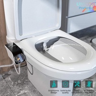 Bathroom Non Electric Bidet Set Dual Nozzle Toilet Water Spray Seat 10mm Ultra-Slim Women clearer