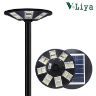 Lampu Jalan UFO Solar Perdagangan Antarabangsa dengan Sensor UFO, Lampu Halaman Bulat dan Segi Empat