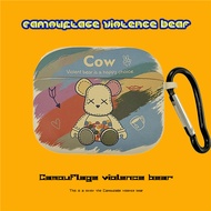 【Good Quality】Cartoon Case for Edifier W260NC Earphone Protective Silicone Charging Box with Hook