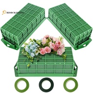 Floral Foam Cage, 3 Pack Floral Foam Blocks for Flower, Flower Holder with Floral Foam, Cage Bowl Fl