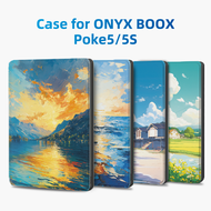 เคสสำหรับ Onyx BOOX Go 6และ Poke5 6 "E Reader เคสที่มีแม่เหล็กบางเป็นพิเศษสมาร์ทแท็บเล็ตตื่นอัตโนมัต