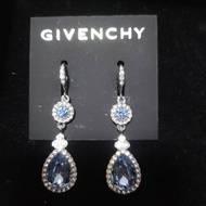 Givenchy 藍色水晶耳環