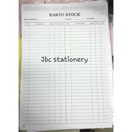 STOCK CARD / STOCK SIZE VERTICAL FOLIO