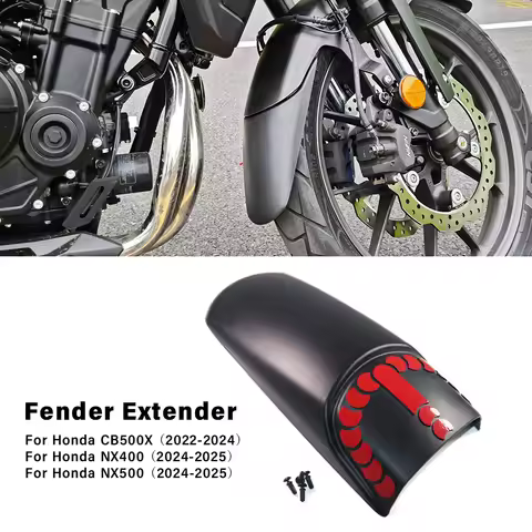 Front Fender Mudguard Extender For Honda CB500X CB 500X (2022-2024), NX400 NX500 NX 500 2024-2025 Hu