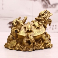 Descendants (Bandai Jiuzi Copper Back) Back Copper Dragon Turtle Guizhen Dragon Turtle Longevity Orn