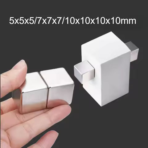 5x5x5/7x7x7/10x10x10mm rectangular strong magnet suitable for photo wall refrigerators Christmas gif