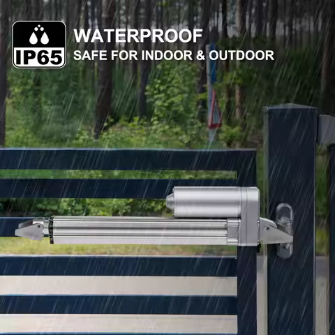 HAKIWO 24V IP65 Waterproof 3000N Linear Actuator 50mm 150mm 500mm 800mm 1000mm Stroke Solar Tracker 