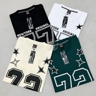 KATUN 4PCS Package 100RB Distro T-Shirt with Number Motif, Semi Cotton 24S | Number T-Shirt | Men's 