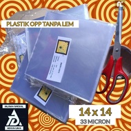 Glass Opp Plastic 14x14 cm - Opp Plastic 14 x 14 Bread & Cake - Opp Plastic 14x14 Donut & Cup Cake (